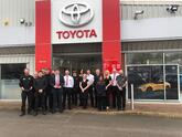 Awards winners: The team at Burrows Motor Company's Barnsley Toyota dealership