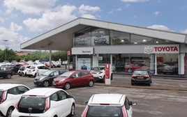 Relocating: Burrows Motors Group's existing Toyota (GB) franchised car dealership