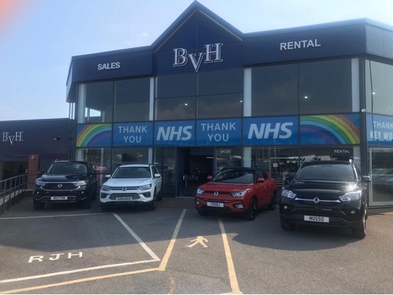 BVH Car Sales Ltd's new Ssangyong Motors UK franchised car dealership at the Wirral