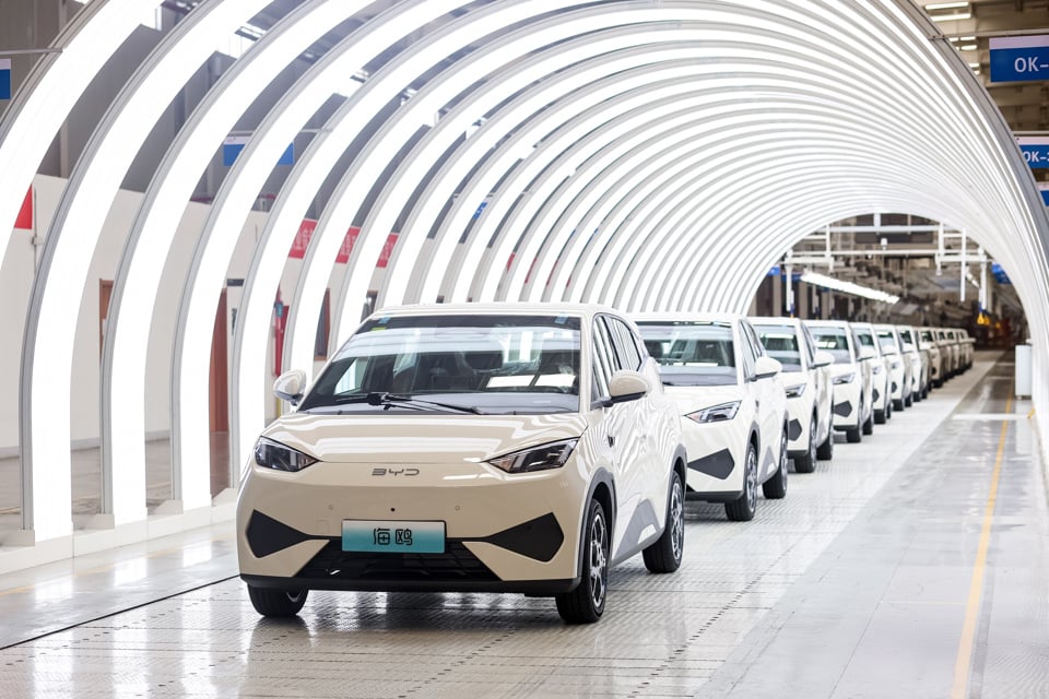 One millionth BYD Dolphin Surf compact EV rolls off production line