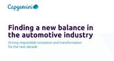 Capgemini's ‘Finding a new balance in the automotive industry’ report