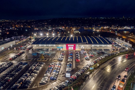 The Sytner Group's new 900-car CarShop used car supermarket retail site in Nottingham