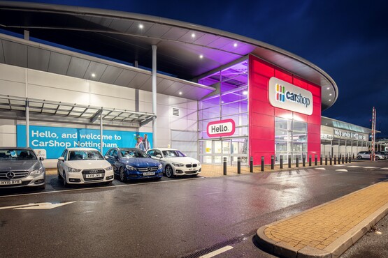 The largest Sytner Group CarShop used car supermarket, in Nottingham