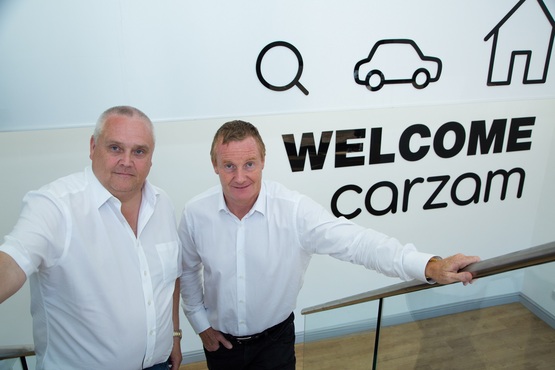 Carzam co-founders Peter Waddell and John Bailey