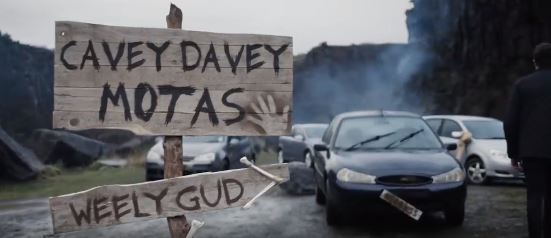 Cavey Davey Motas image from Peter Vardy CARZ advert