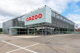 The UK's first Cazoo Customer Centre, on Chester Road, Stretford, Manchester