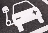 UK EV charge symbol