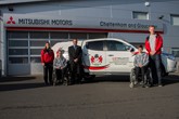 CCR Mtisubishi hands over an L200 Titan to Gloucester Wheelchair Rugby Club