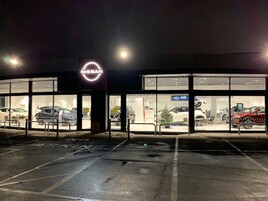 Outside Ancaster Group's new West London Nissan dealership at Heathrow