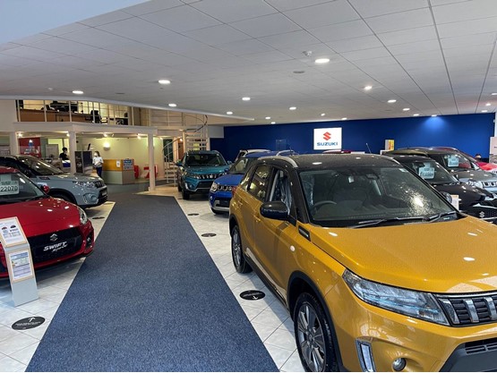 Inside Close Motor Company's new Corby Suzuki dealership