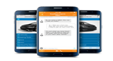 Contact At Once! March 2018 webinar promo - mobile phone screens