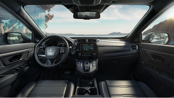 Inside the revised Honda CR-V hybrid SUV