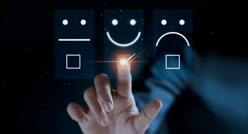 Customer satisfaction graphic