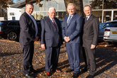 Swansway Group's family leadership team (from left): Peter Smyth; Michael Smyth; Peter Smyth and John Smyth