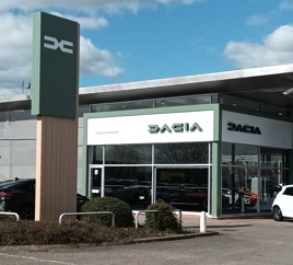 JCB Group's new Dacia dealership in Ashford