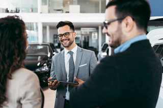 Customer service at a dealership