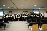 Graduates celebrating at the Stoneacre Academy's recent graduation event
