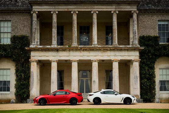 Toyota's new GR86 coupe at Goodwood