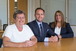 Chorley Group managing director Pauline Turner, sales and marketing director Adam Turner and Sue Corkin, operations manager