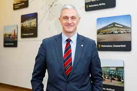 Arnold Clark chief executive and managing director, Eddie Hawthorne