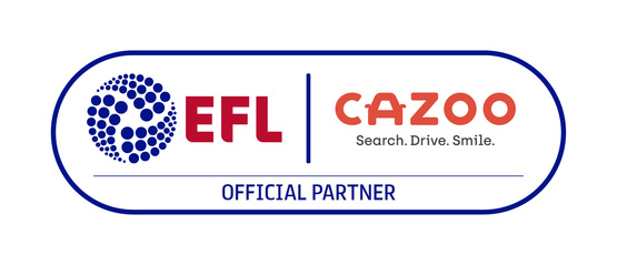 EFL Cazoo sponsorship logo