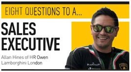 Eight questions to Allan Hines, sales executive, HR Owen Lamborghini London