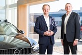 John Caney, left, and Adrian Wallington, of Endeavour Automotive, which has bought three Volvo dealerships from HSF Group (Hildenborough Squire Furneaux).