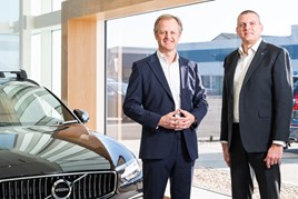 John Caney, left, and Adrian Wallington, of Endeavour Automotive, which has bought three Volvo dealerships from HSF Group (Hildenborough Squire Furneaux).