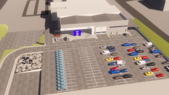 A bird's eye view of Your Ford Centre Group's planned Dundee car dealership 