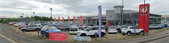 Evans Halshaw 's Clifton Moor Vauxhall dealership, near York