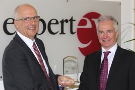 Rick Yarrow, chairman, Experteye and Richard Siney, operations director, Norton Way Group