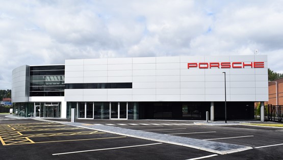 Pendragon's new Stratstone Porsche Centre, in Stockport