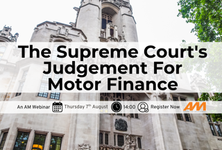 FCA motor finance ruling AM webinar August 2025