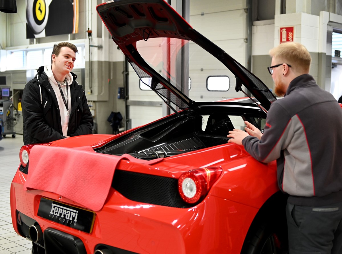 Ferrari dealers hosted 400 students on supercar showroom open days | People  News