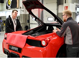 Ferrari hosted more than 400 students at its aftersales facility to showcase its apprenticeship opportunities, during National Apprenticeship Week.