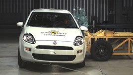 Fiat Punto in Euro NCAP safety testing