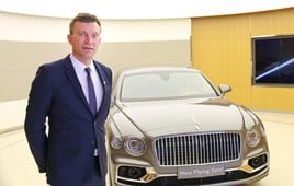 Florian Spinoly, Bentley Motors' director of product and marketing