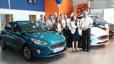 The Fordthorne team celebrate their Ford Chairman's Award victory