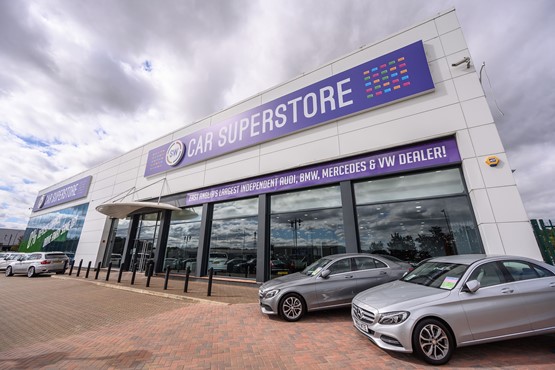 SW CAr Supermarket forecourt