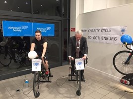 SMW Volvo charity cycle and row