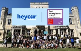 heycar celebrates Great Places to Work Best Workplaces for Women success
