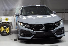 The Honda Civic achieved five stars in Euro NCAP's safety tests