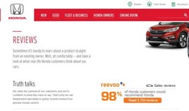Honda's online review site
