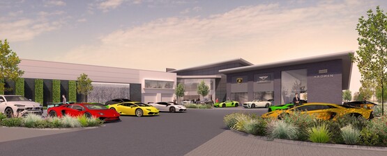 HR Owen Bentley, Lamborghini and Maserati, Hatfield