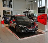 Honda dealership new display