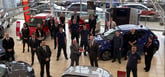 The team at Motorline Toyota Ashford (Kent) with their Ichiban Award