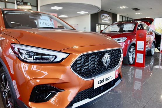 Inside EMG Motor Group's new MG Motor UK car dealership in Ipswich