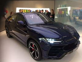 Lamborghini Urus at the Geneva Motor Show 2018