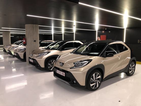 Barcelona launch event: the Toyota Aygo X