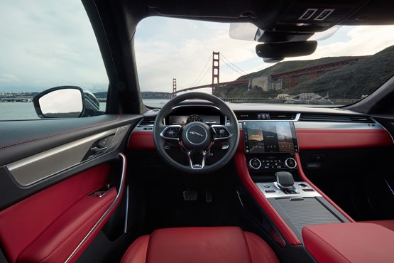 All-new F-Pace's interior features Jaguar Land Rover's (JLR) new Pivi Pro infotainment system